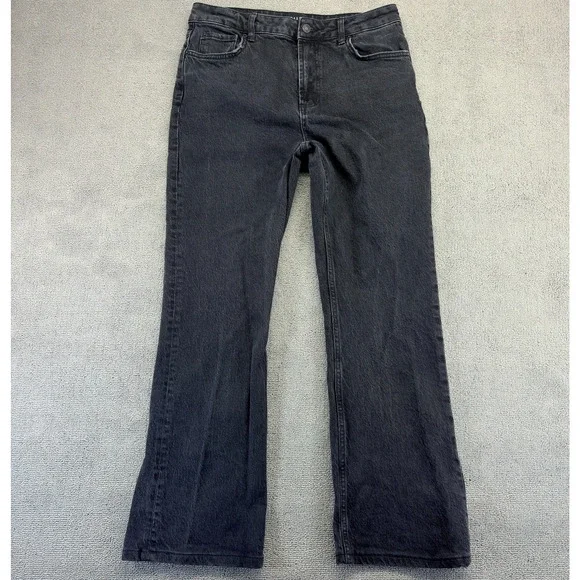 Rails Flare Jeans Women's 30 Black Denim The Sunset High Rise Slim Stretch - Picture 1 of 9